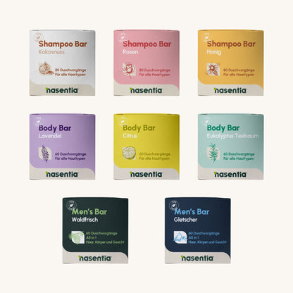 Kies en meng uw vaste zeeppakket